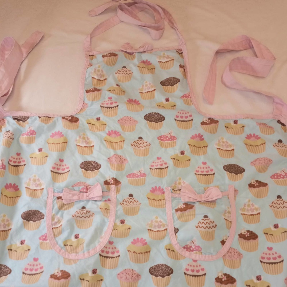 Baby-boom Kids Cupcakes And Bows Apron